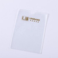 Promotional transparent Clear PVC Card Holder