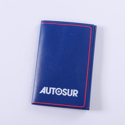 Factory sale cartoon plastic PVC name card holder pouch