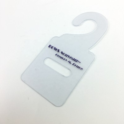 Hot Selling Custom Design High Quality Frosted Soft Plastic PVC Hang Tag