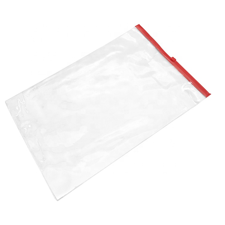 Custom clear transparent plastic pvc ziplock bag