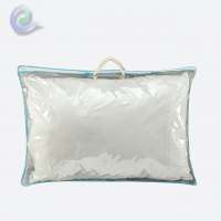 Custom Order Transparent PVC Pillow Bag With Handle And Zipper